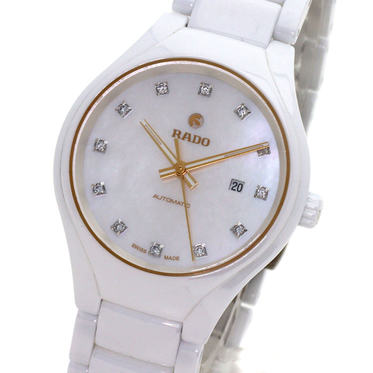 RADO True 12P Diamond Watches 561.0244.3 Ceramic/Ceramic Ladies