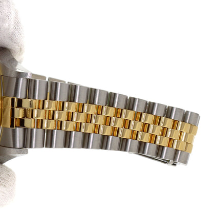 ROLEX DATEJUST 10P Diamond Watches 16233NG Stainless Steel/SSxK18YG mens