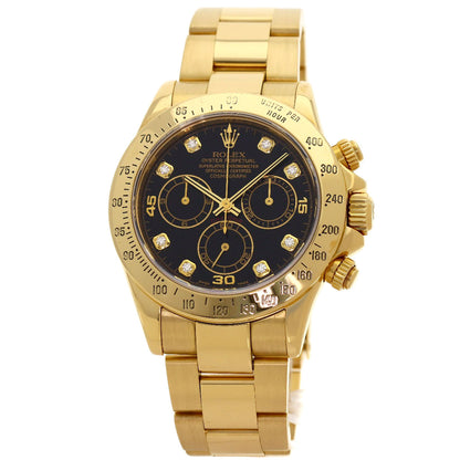ROLEX Cosmograph Daytona 8P Diamond Watches 116528G K18 Yellow Gold/18K Yellow Gold mens