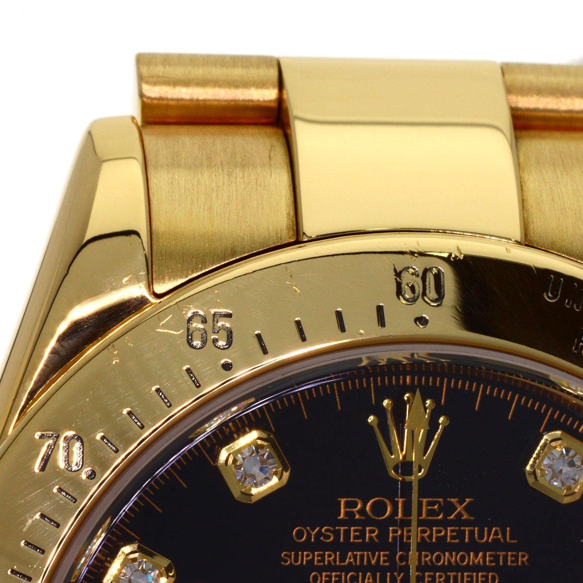 ROLEX Cosmograph Daytona 8P Diamond Watches 116528G K18 Yellow Gold/18K Yellow Gold mens