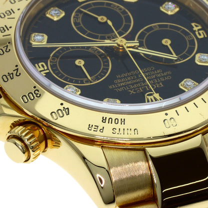 ROLEX Cosmograph Daytona 8P Diamond Watches 116528G K18 Yellow Gold/18K Yellow Gold mens