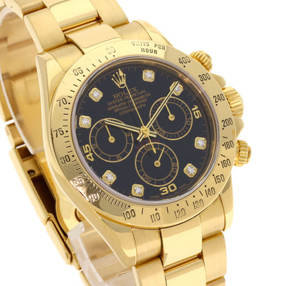 ROLEX Cosmograph Daytona 8P Diamond Watches 116528G K18 Yellow Gold/18K Yellow Gold mens