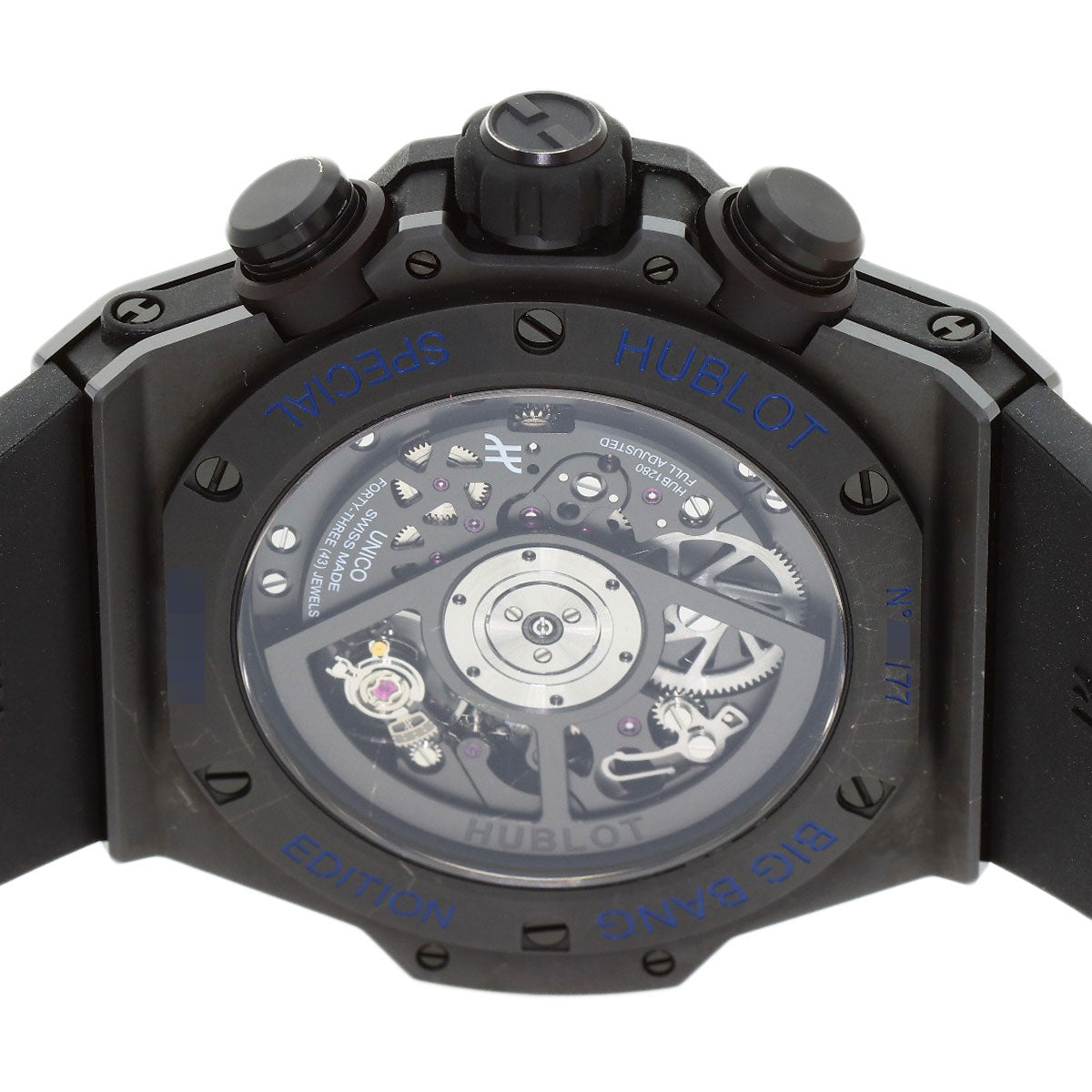 HUBLOT Big Bang Unico Blue Camo - Japan Limited Edition (77 pieces) Watches 421.CI.0190.RX.JCAM Ceramic/Rubber mens