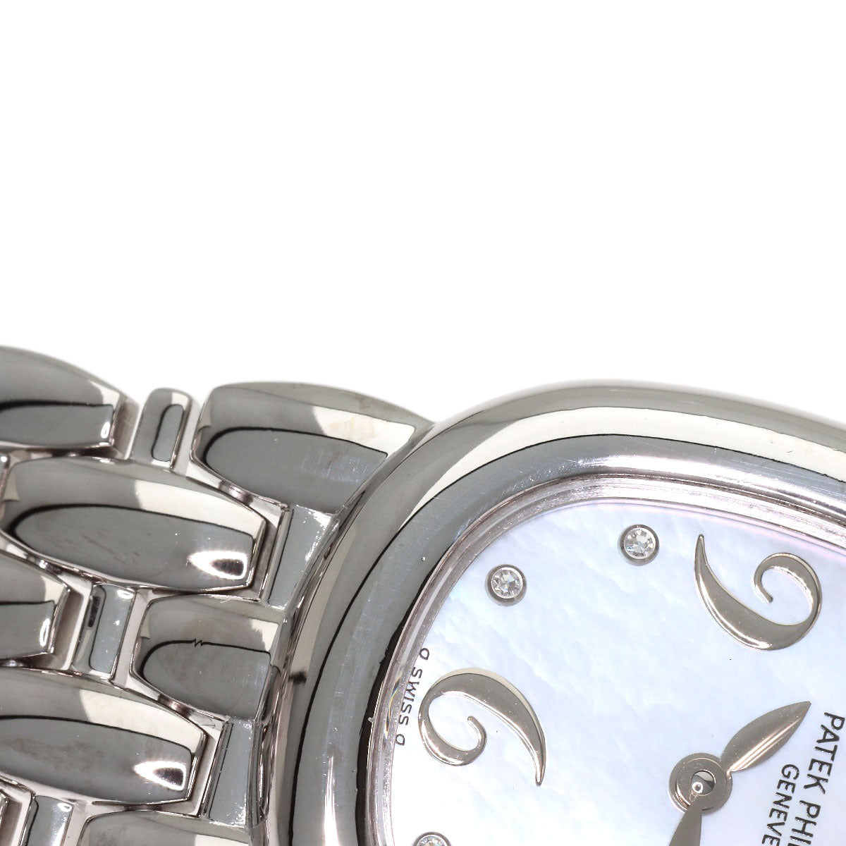 PATEK PHILIPPE Golden Ellipse Watches 480/1 K18 White Gold/K18 White Gold Ladies