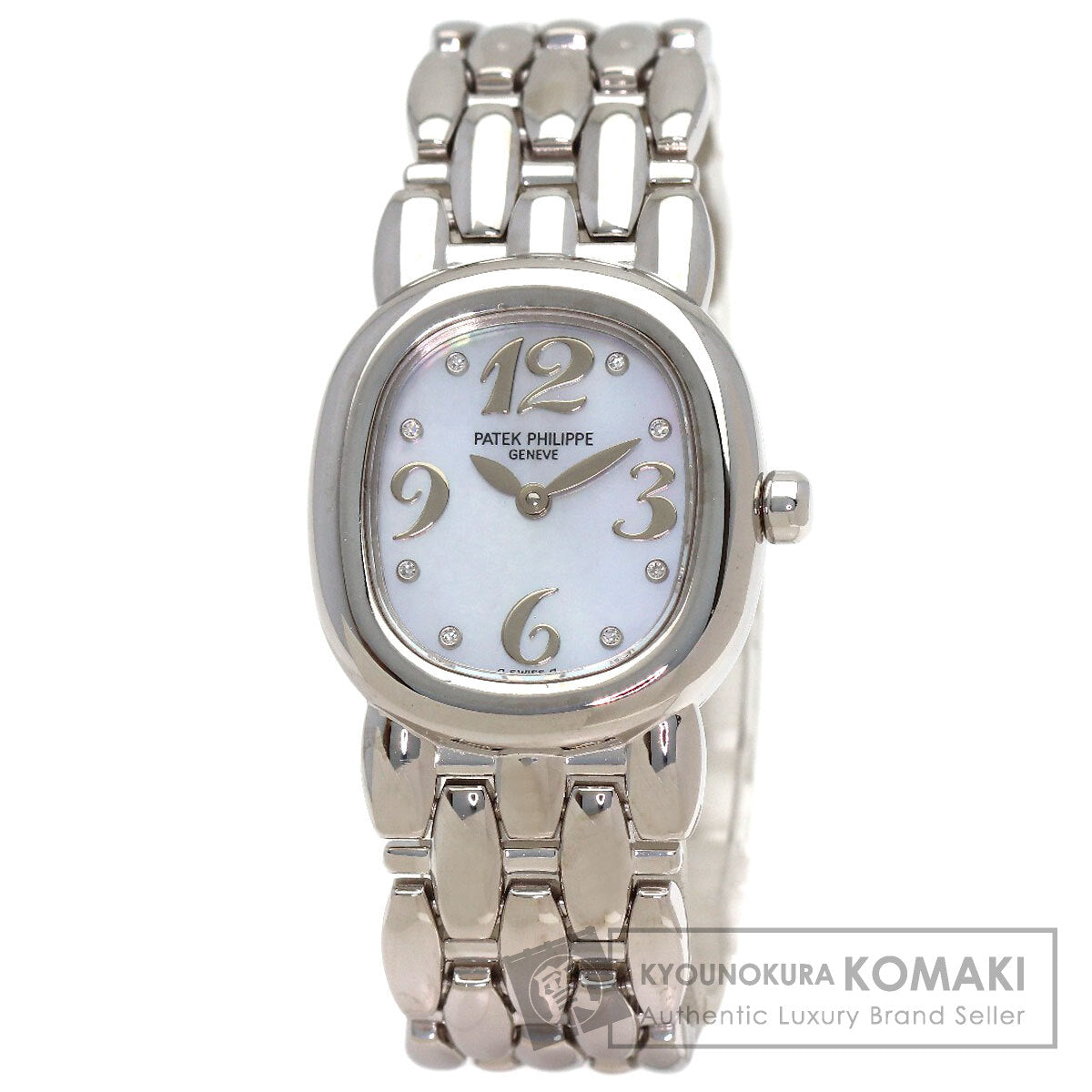 PATEK PHILIPPE Golden Ellipse Watches 480/1 K18 White Gold/K18 White Gold Ladies