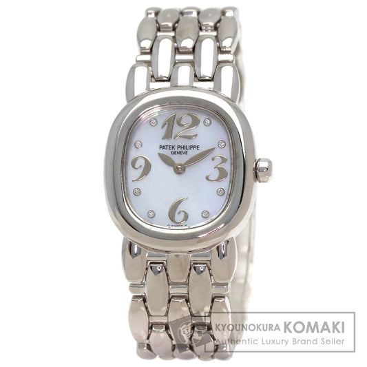 PATEK PHILIPPE Golden Ellipse Watches 480/1 K18 White Gold/K18 White Gold Ladies