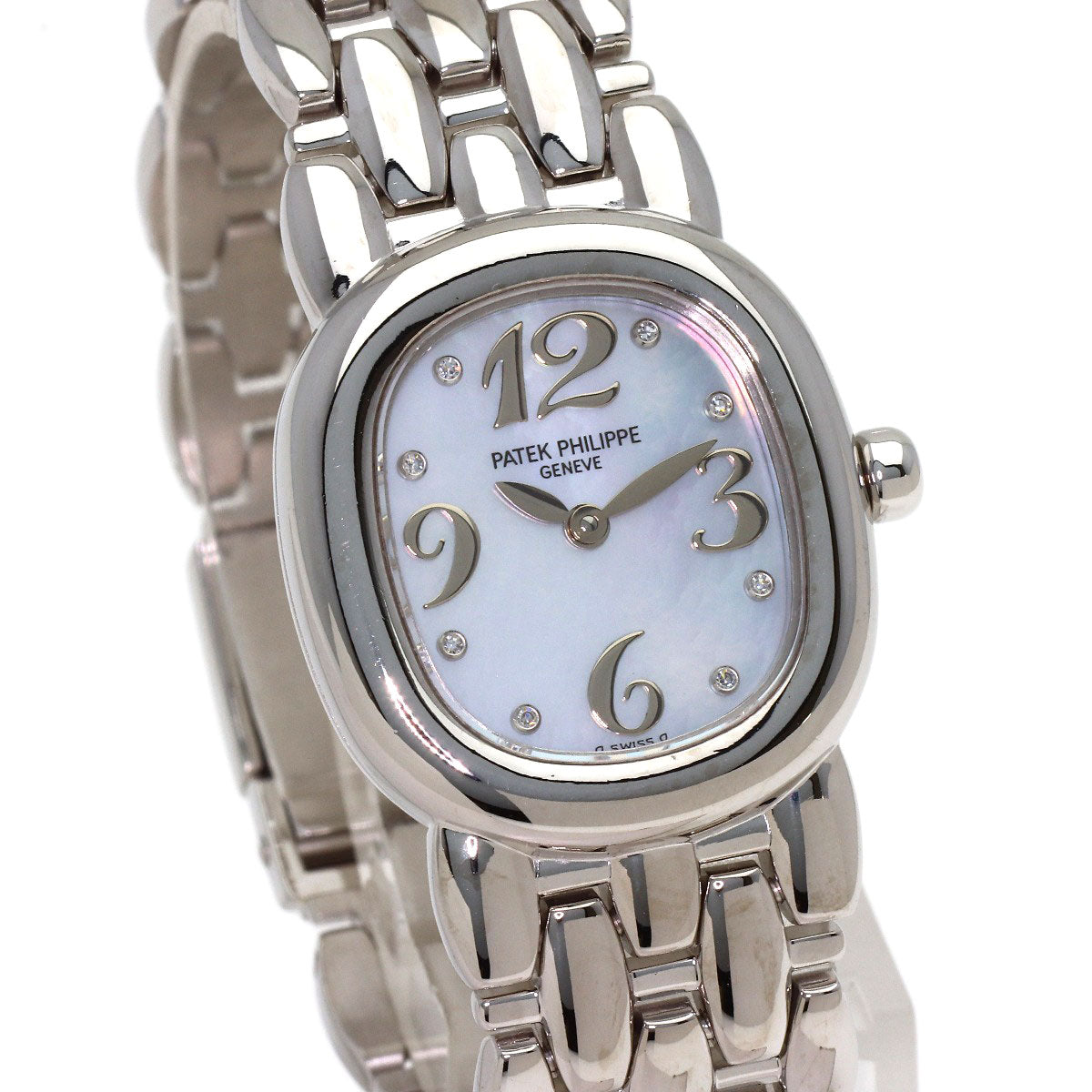 PATEK PHILIPPE Golden Ellipse Watches 480/1 K18 White Gold/K18 White Gold Ladies