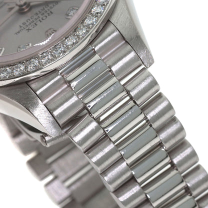 ROLEX DATEJUST 10P Diamond Watches 79136G Platinum/PT Ladies