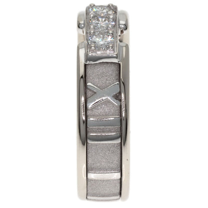 TIFFANY&Co. Atlas 3P Diamond Ring K18 White Gold Ladies [Used]