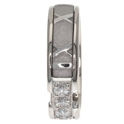 TIFFANY&Co. Atlas 3P Diamond Ring K18 White Gold Ladies [Used]