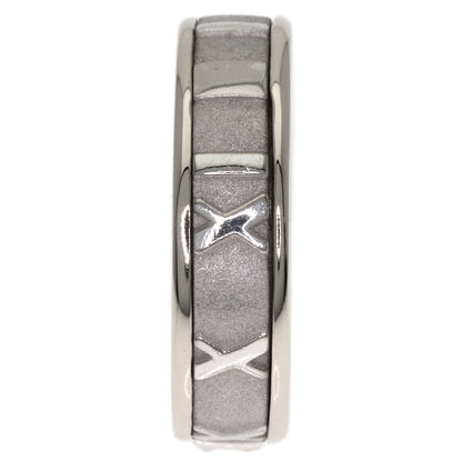 TIFFANY&Co. Atlas 3P Diamond Ring K18 White Gold Ladies [Used]