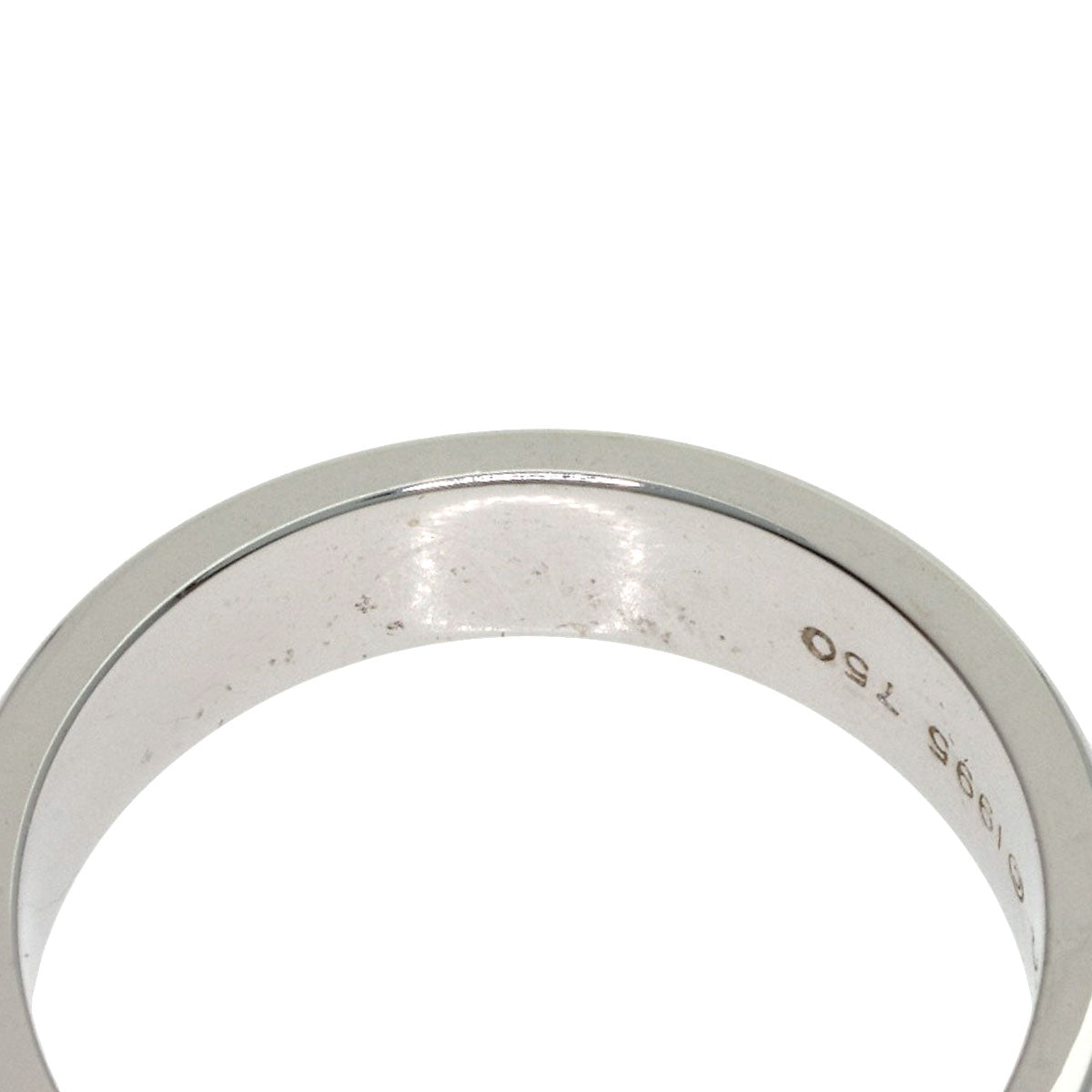 TIFFANY&Co. Atlas 3P Diamond Ring K18 White Gold Ladies [Used]