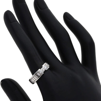 TIFFANY&Co. Atlas 3P Diamond Ring K18 White Gold Ladies [Used]
