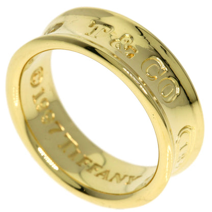 TIFFANY&Co. 1837 Narrow Ring K18 Yellow Gold Ladies [Used]