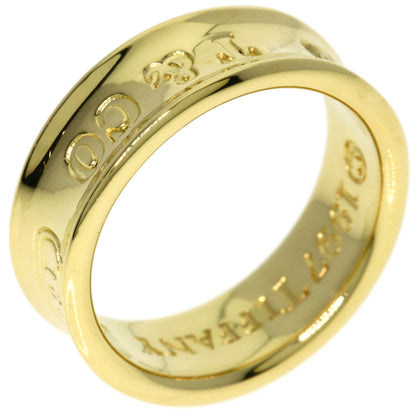 TIFFANY&Co. 1837 Narrow Ring K18 Yellow Gold Ladies [Used]
