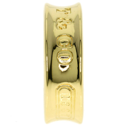 TIFFANY&Co. 1837 Narrow Ring K18 Yellow Gold Ladies [Used]