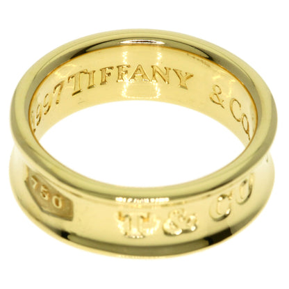 TIFFANY&Co. 1837 Narrow Ring K18 Yellow Gold Ladies [Used]