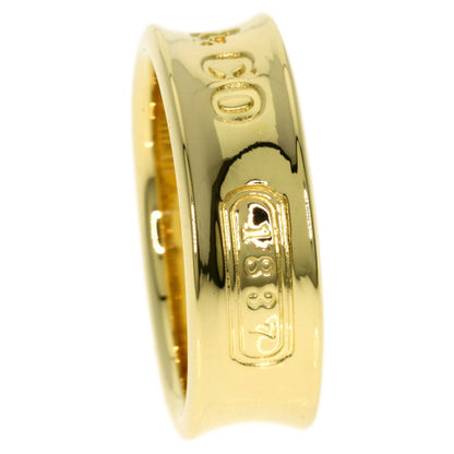 TIFFANY&Co. 1837 Narrow Ring K18 Yellow Gold Ladies [Used]