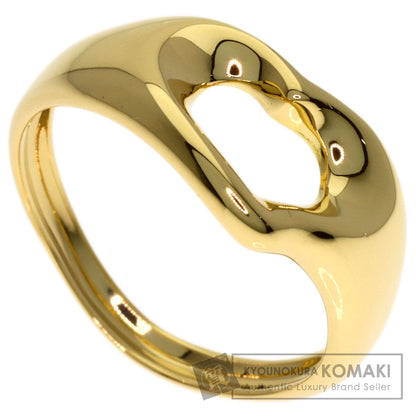 TIFFANY&Co. Open heart Ring K18 Yellow Gold Ladies [Used]
