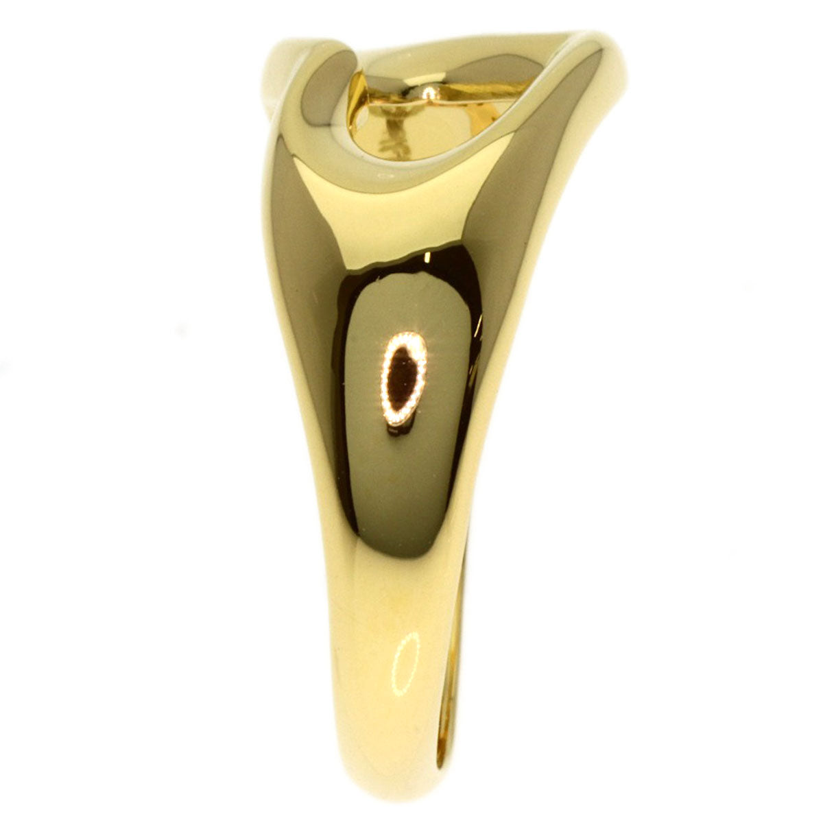 TIFFANY&Co. Open heart Ring K18 Yellow Gold Ladies [Used]