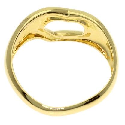 TIFFANY&Co. Open heart Ring K18 Yellow Gold Ladies [Used]