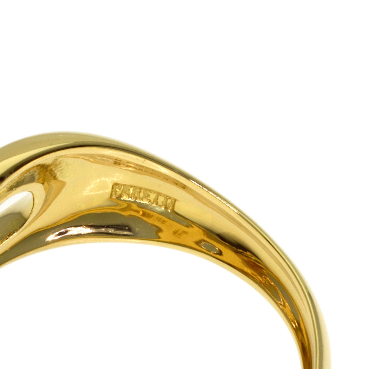 TIFFANY&Co. Open heart Ring K18 Yellow Gold Ladies [Used]