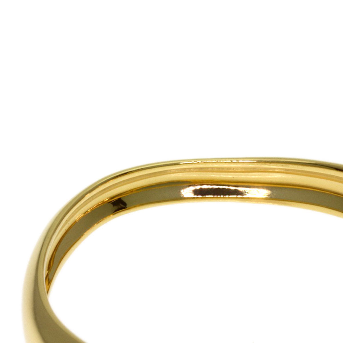 TIFFANY&Co. Open heart Ring K18 Yellow Gold Ladies [Used]