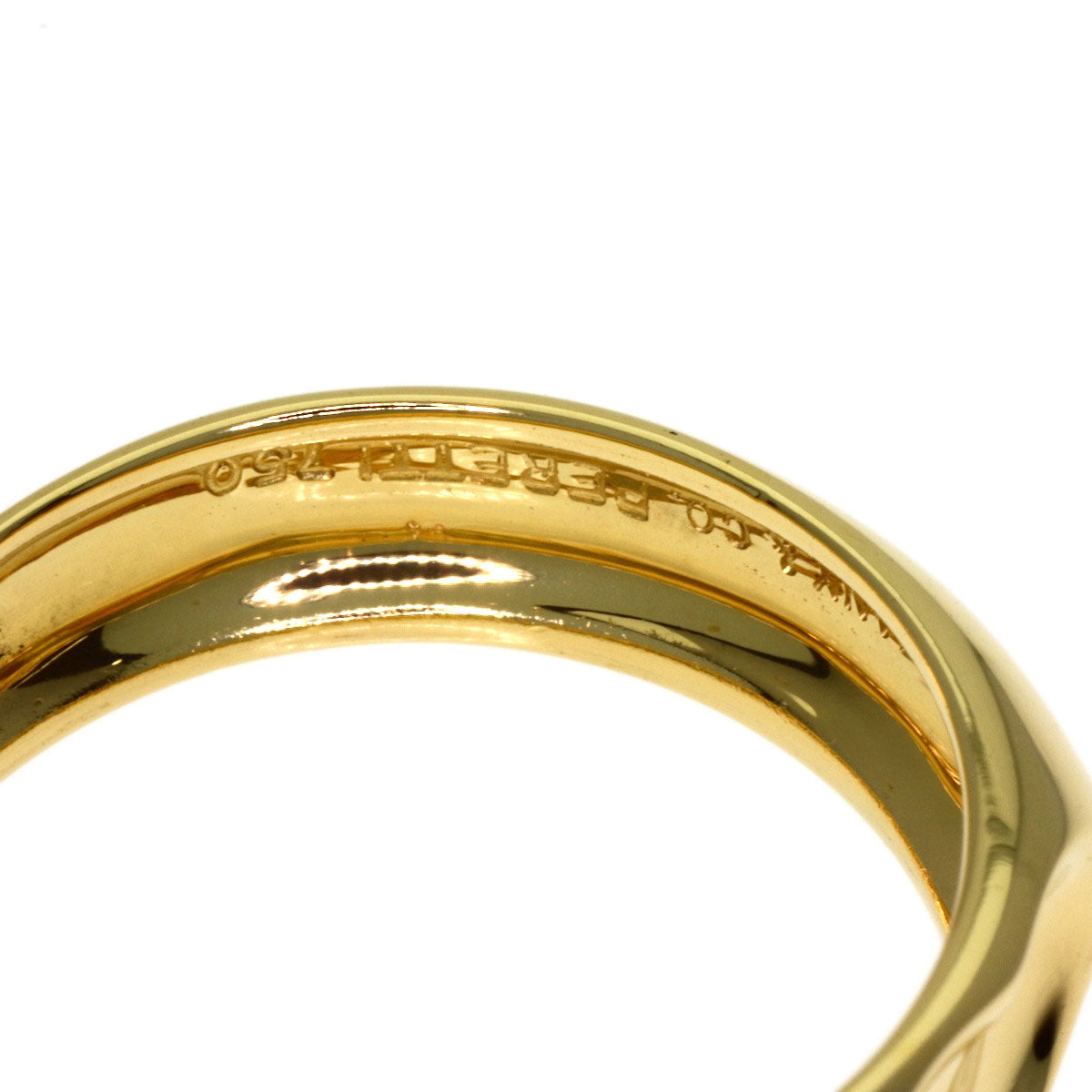 TIFFANY&Co. Full heart Ring K18 Yellow Gold Ladies [Used]