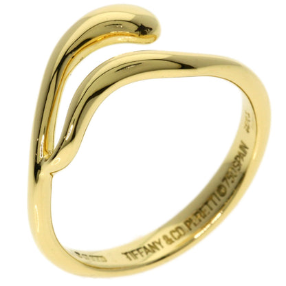 TIFFANY&Co. Freeform teardrop Ring K18 Yellow Gold Ladies [Used]