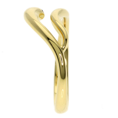TIFFANY&Co. Freeform teardrop Ring K18 Yellow Gold Ladies [Used]
