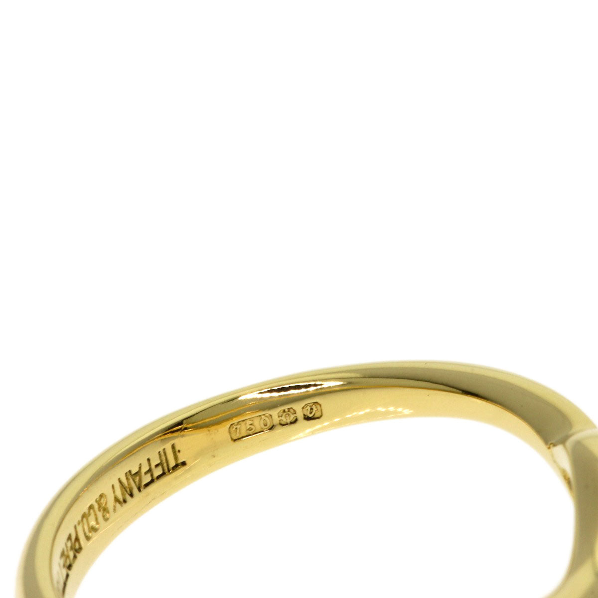 TIFFANY&Co. Freeform teardrop Ring K18 Yellow Gold Ladies [Used]