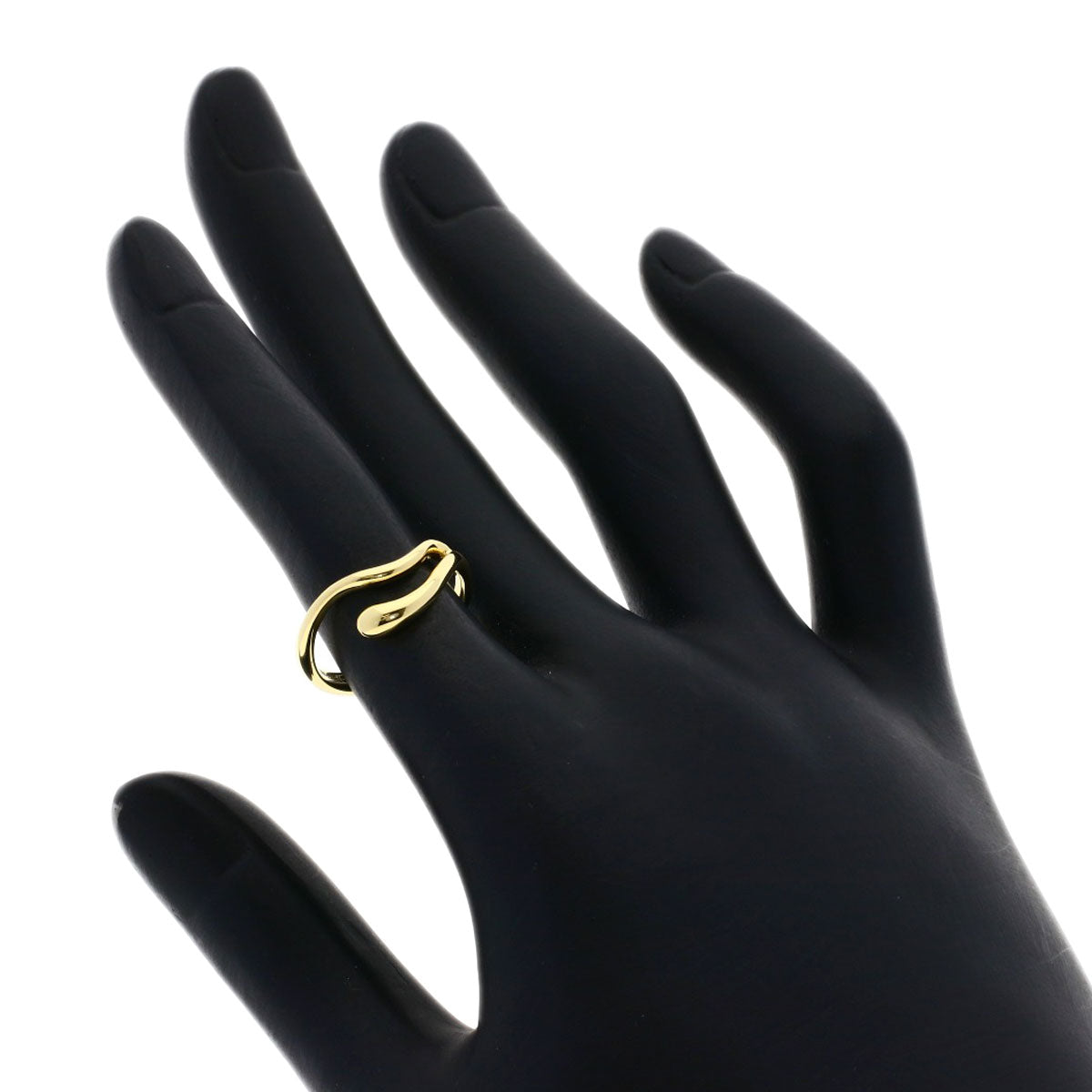 TIFFANY&Co. Freeform teardrop Ring K18 Yellow Gold Ladies [Used]