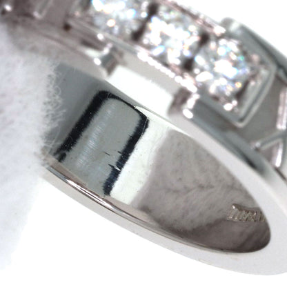 TIFFANY&Co. Atlas 3P Diamond Ring K18 White Gold Ladies [Used]