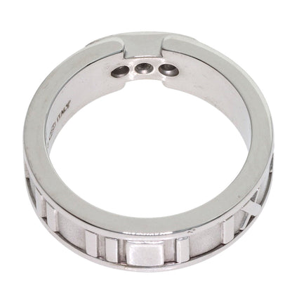 TIFFANY&Co. Atlas 3P Diamond Ring K18 White Gold Ladies [Used]