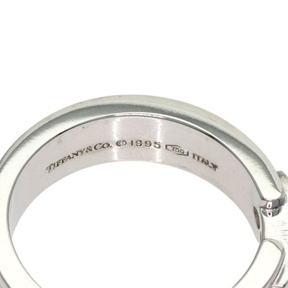 TIFFANY&Co. Atlas 3P Diamond Ring K18 White Gold Ladies [Used]