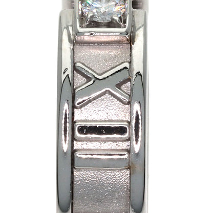 TIFFANY&Co. Atlas 3P Diamond Ring K18 White Gold Ladies [Used]