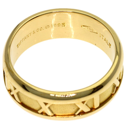 TIFFANY&Co. Atlas Ring K18 Yellow Gold Ladies [Used]