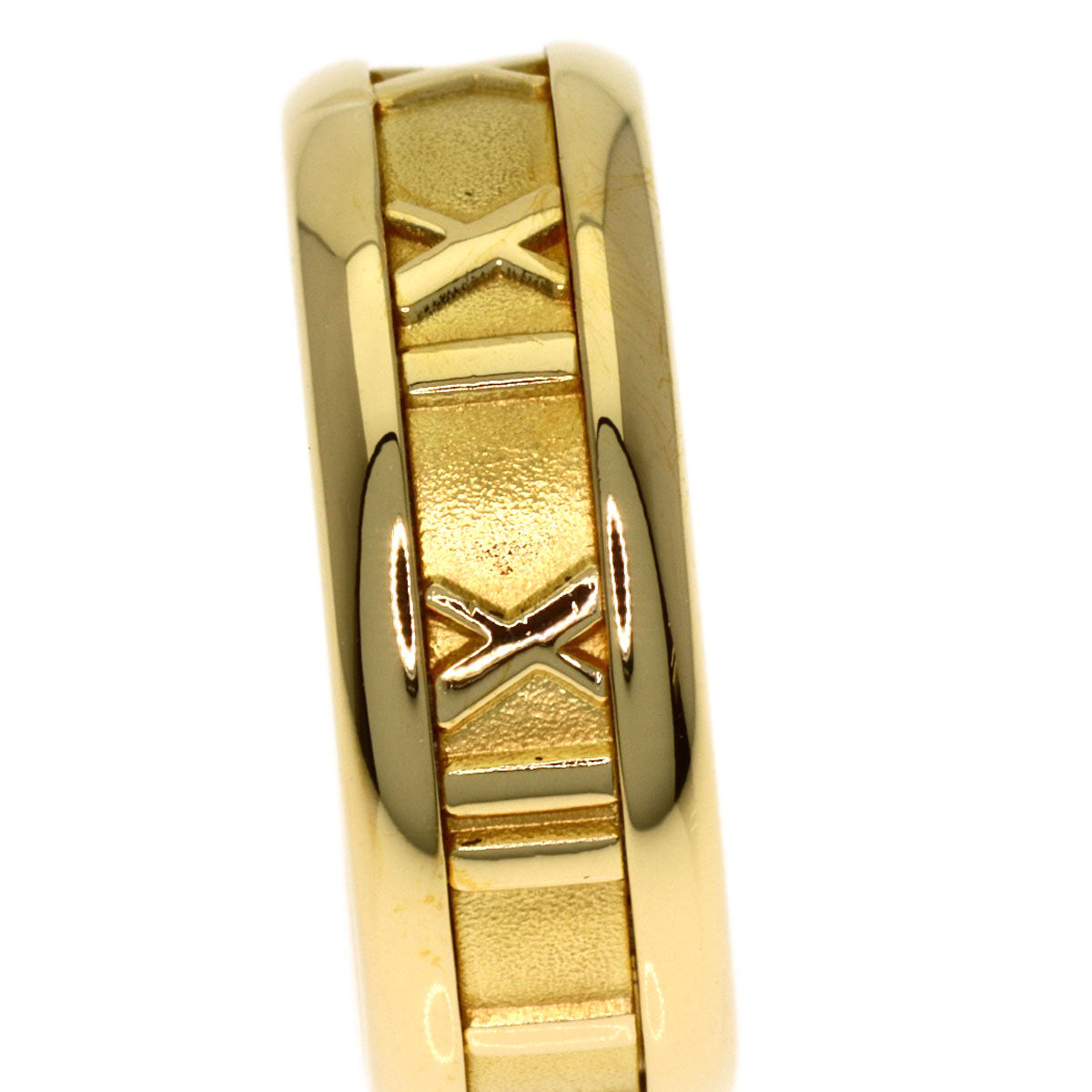 TIFFANY&Co. Atlas Ring K18 Yellow Gold Ladies [Used]