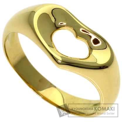 TIFFANY&Co. Open heart Ring K18 Yellow Gold Ladies [Used]