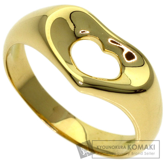 TIFFANY&Co. Open heart Ring K18 Yellow Gold Ladies [Used]