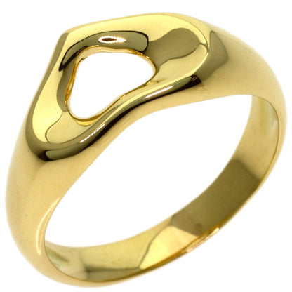 TIFFANY&Co. Open heart Ring K18 Yellow Gold Ladies [Used]