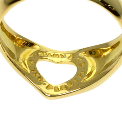 TIFFANY&Co. Open heart Ring K18 Yellow Gold Ladies [Used]