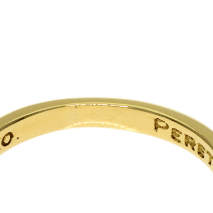 TIFFANY&Co. Closed Heart 2P Diamond Ring K18 Yellow Gold Ladies [Used]