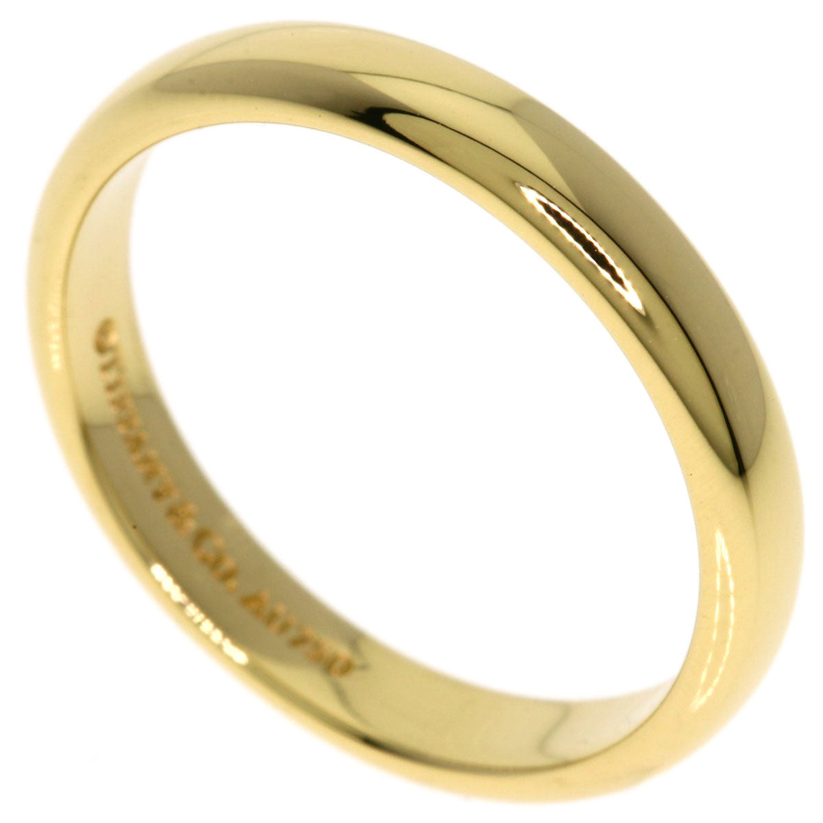 TIFFANY&Co. wedding Ring K18 Yellow Gold Ladies [Used]
