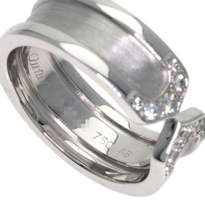 CARTIER C2 Diamond #48 Ring K18 White Gold Ladies [Used]