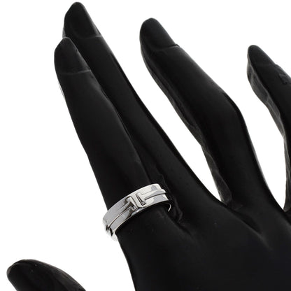 TIFFANY&Co. T narrow Ring K18 White Gold Ladies [Used]