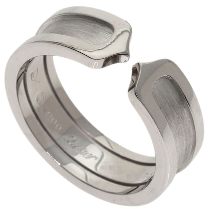 CARTIER C2 ring # 54 Ring K18 White Gold Ladies [Used]