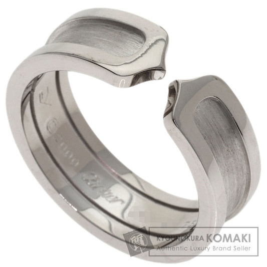 CARTIER C2 ring # 54 Ring K18 White Gold Ladies [Used]