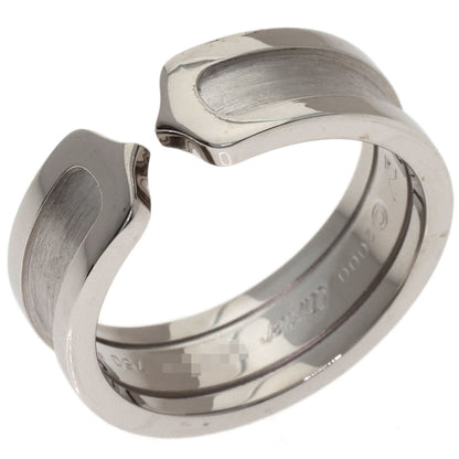 CARTIER C2 ring # 54 Ring K18 White Gold Ladies [Used]