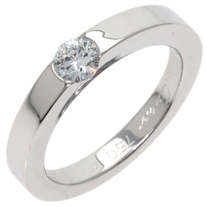 CARTIER Date with Diamond #47 Ring K18 White Gold Ladies [Used]